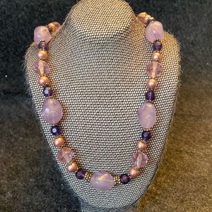 Shades of purple beads Necklace